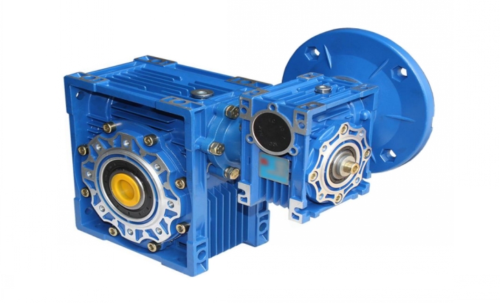 Two-stage NMRV worm gear reducer